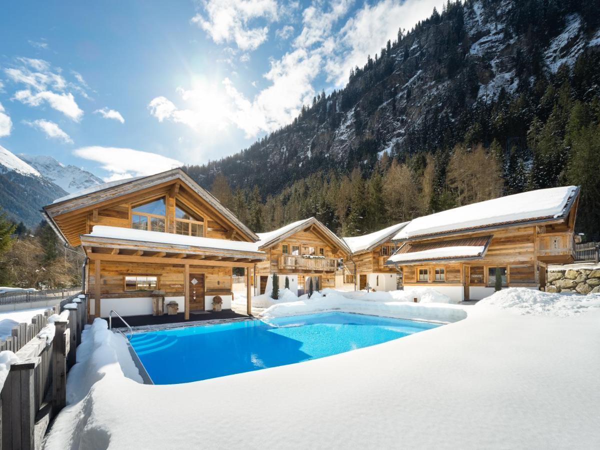 Wellnesshuettendorf Wiese Sankt Leonhard im Pitztal Exterior foto